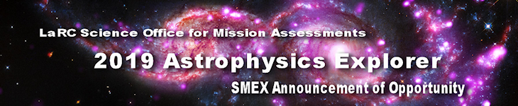 2019 Astrophysics Small Explorer (SMEX) AO